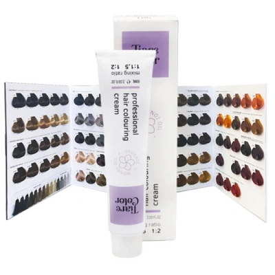 TiareColor Organik Monoi & Avokado Yağı ile Nemlendirici Krem Saç Boyası 60 ml