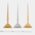 Framar Holi-Yay Big Daddy Brush Set of 3 -  Gold& Silver