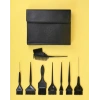 FRAMAR Jet Set Color Brush Set Black (8 pieces)