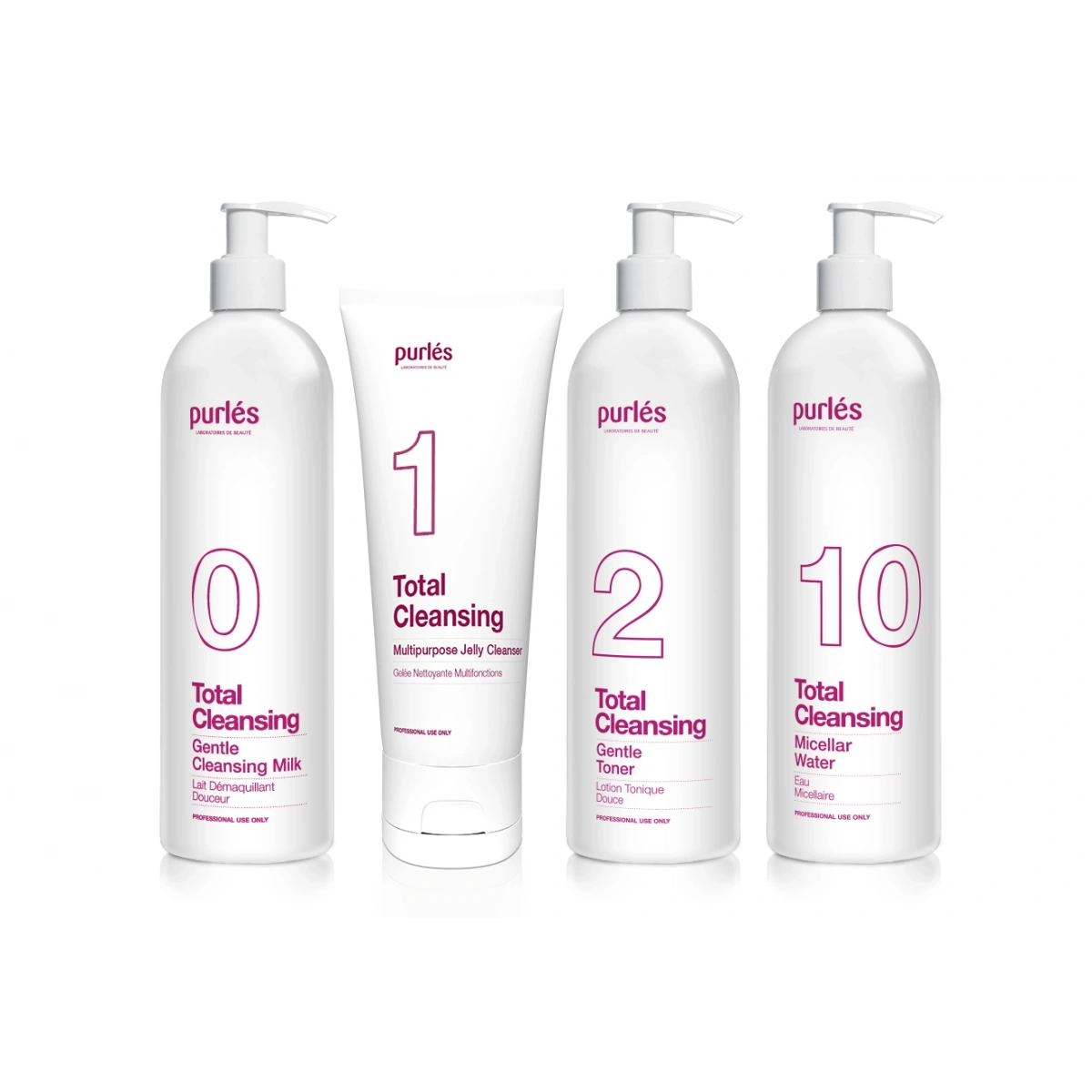 10 Purlés Micellar Water Erfrischendes Mizellen-Make-up-Entfernungswasser 500 ml