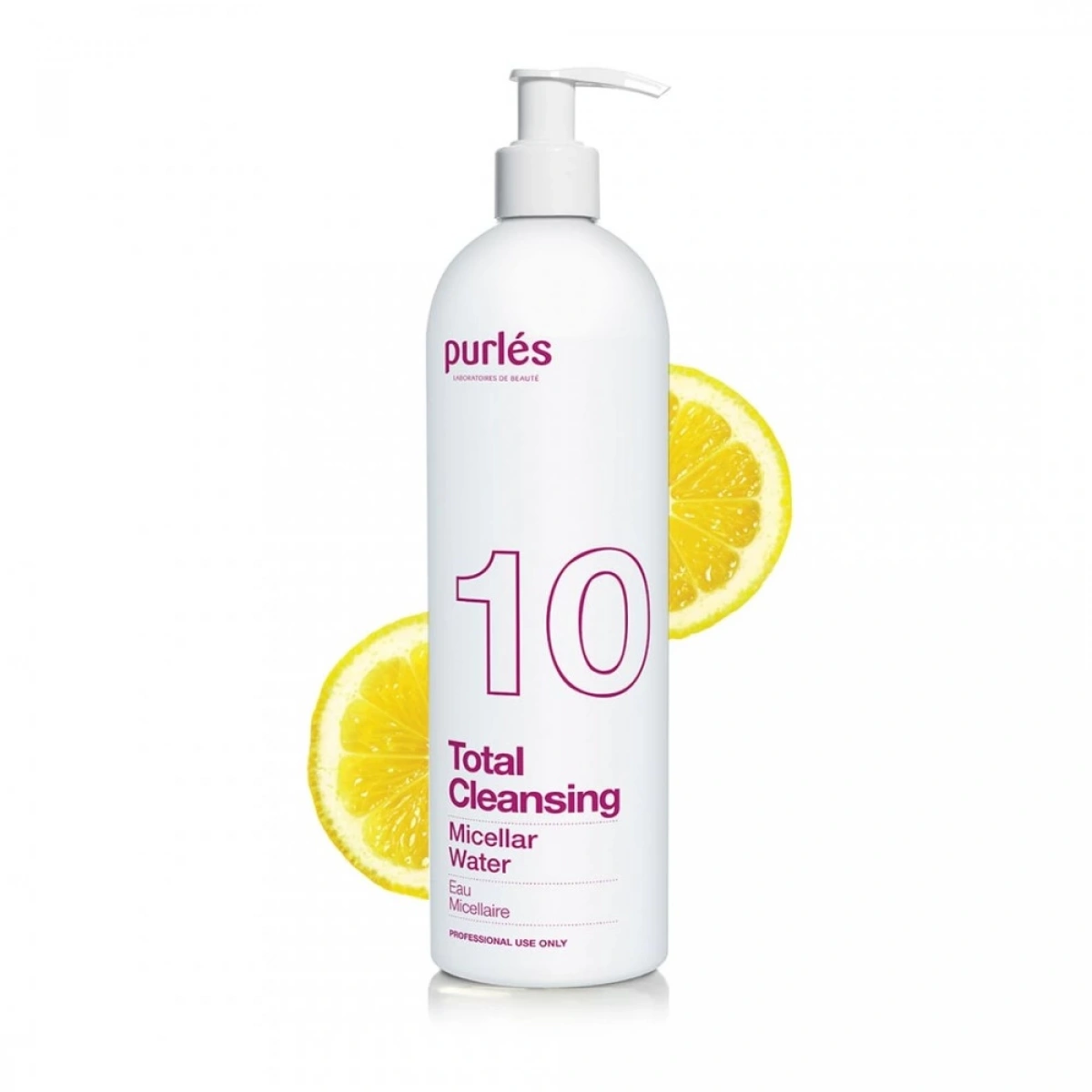 10 Purlés Micellar Water Erfrischendes Mizellen-Make-up-Entfernungswasser 500 ml