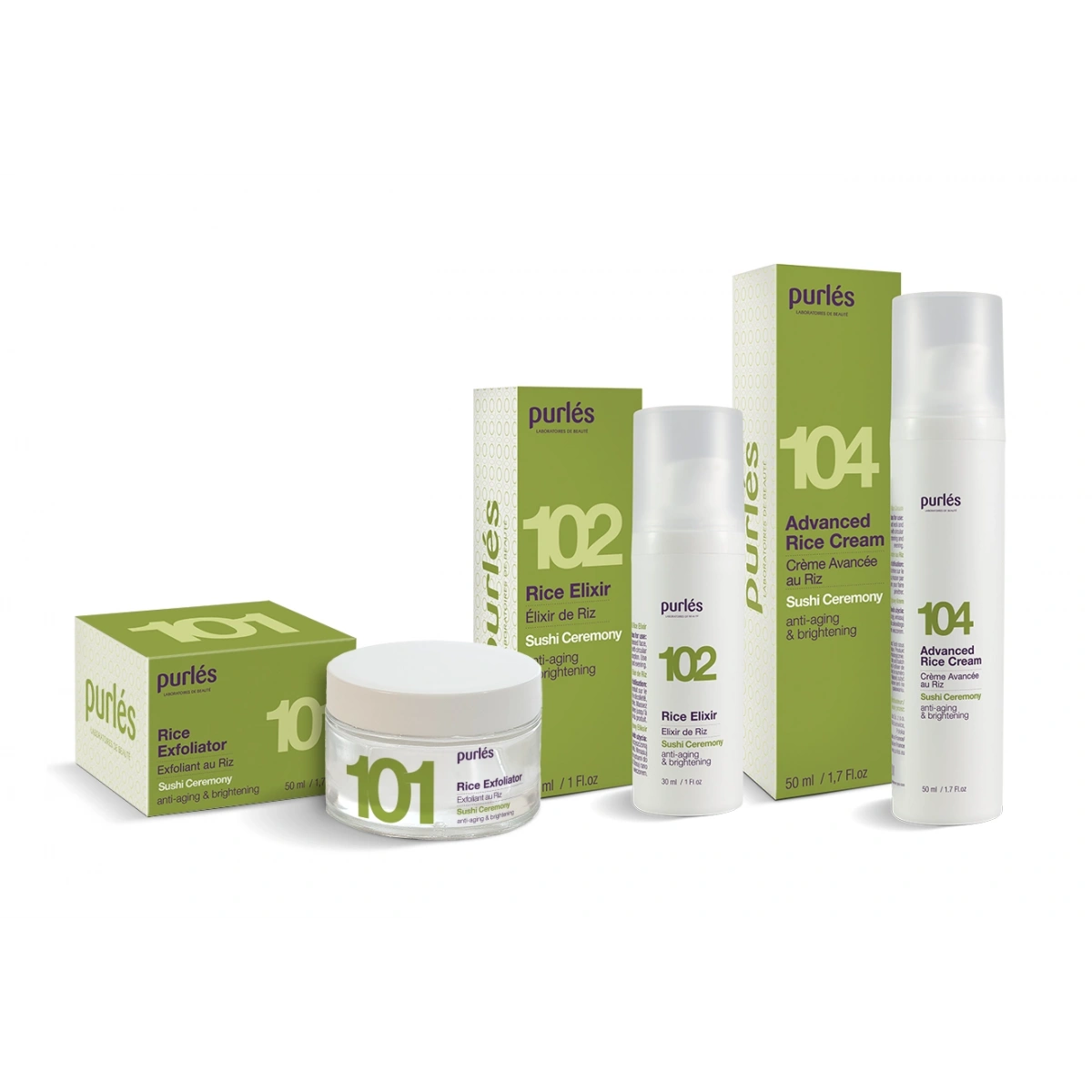 Purles 101 Reis-Peeling - Sanftes Peeling für glatte und strahlende Haut 50 ml