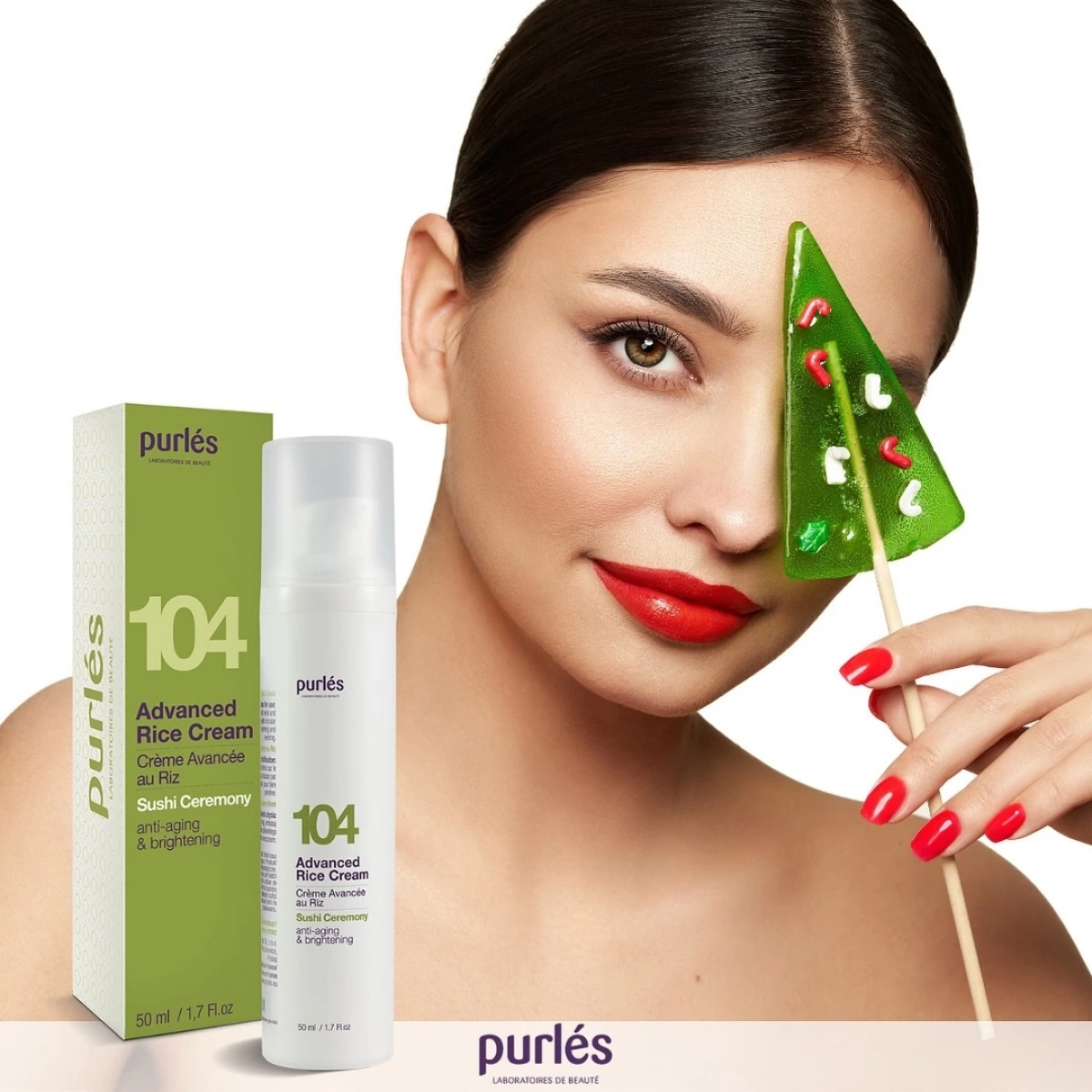 104 Purlés Advanced Rice Cream Yaşlanma Karşıtı Aydınlatıcı Pirinç Özlü Krem 50 ml
