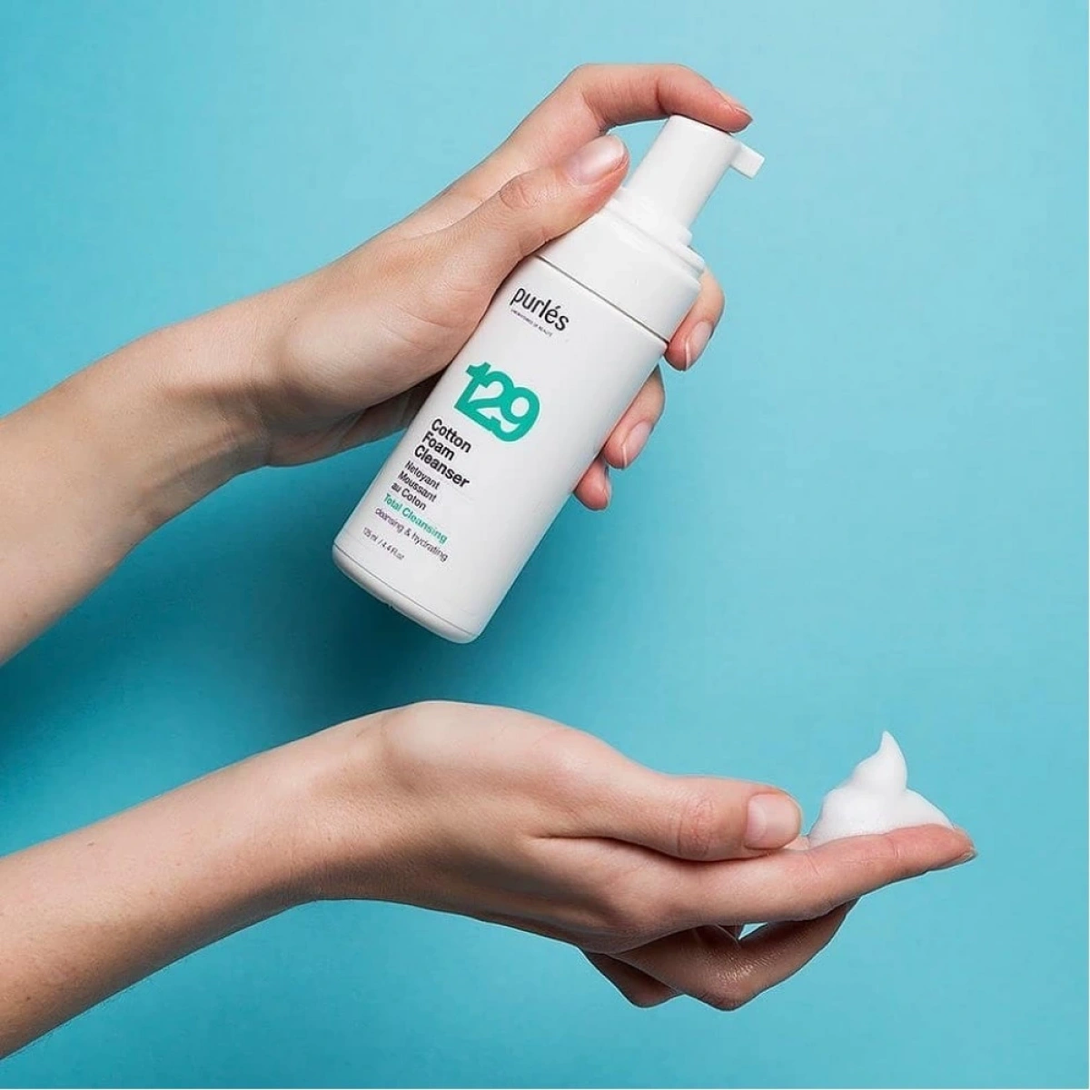 129 Purlés Cotton Foam Идеальная хлопковая пенка для очищения 125 ml