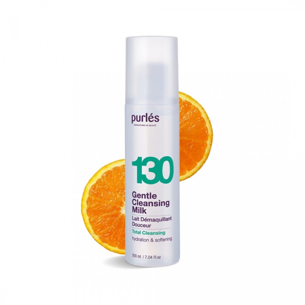 130 Purlés Total Cleansing Gentle Cleansing Milk for Dry Skin 200 ml