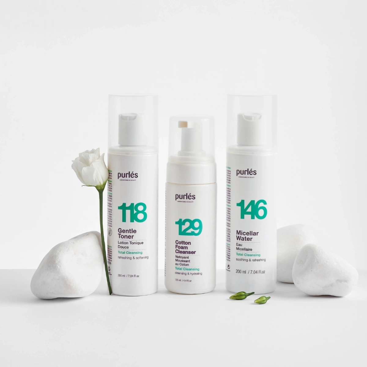 146 Purlés Total Cleansing Micellar Water for Combination Skin 200 ml