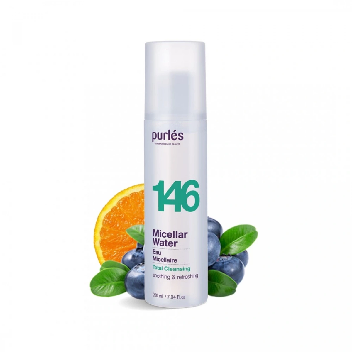 146 Purlés Total Cleansing Micellar Water for Combination Skin 200 ml