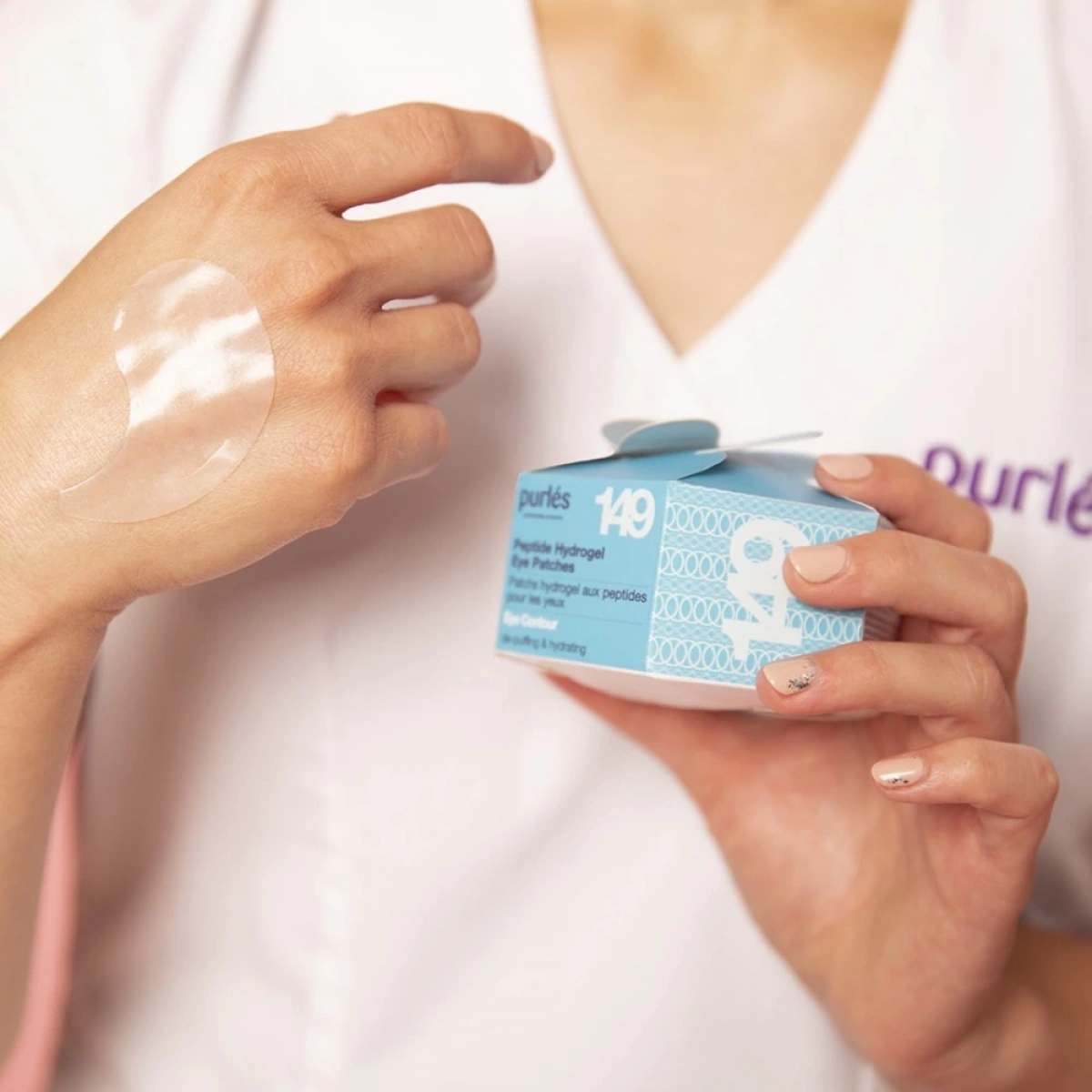 149 Purlés Peptide Hydrogel Eye Patches Kırışıklık Önleyici Göz Altı Bantları 60 adet