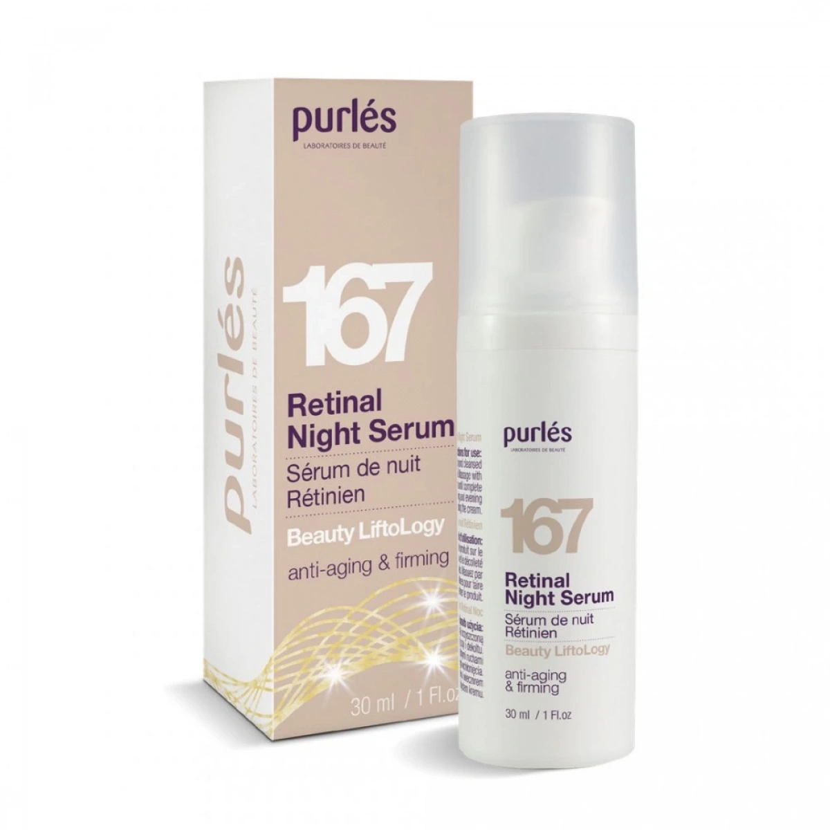 167 Purlés Beauty Liftology Retinal Night Serum Anti Aging & Lifting 30ml