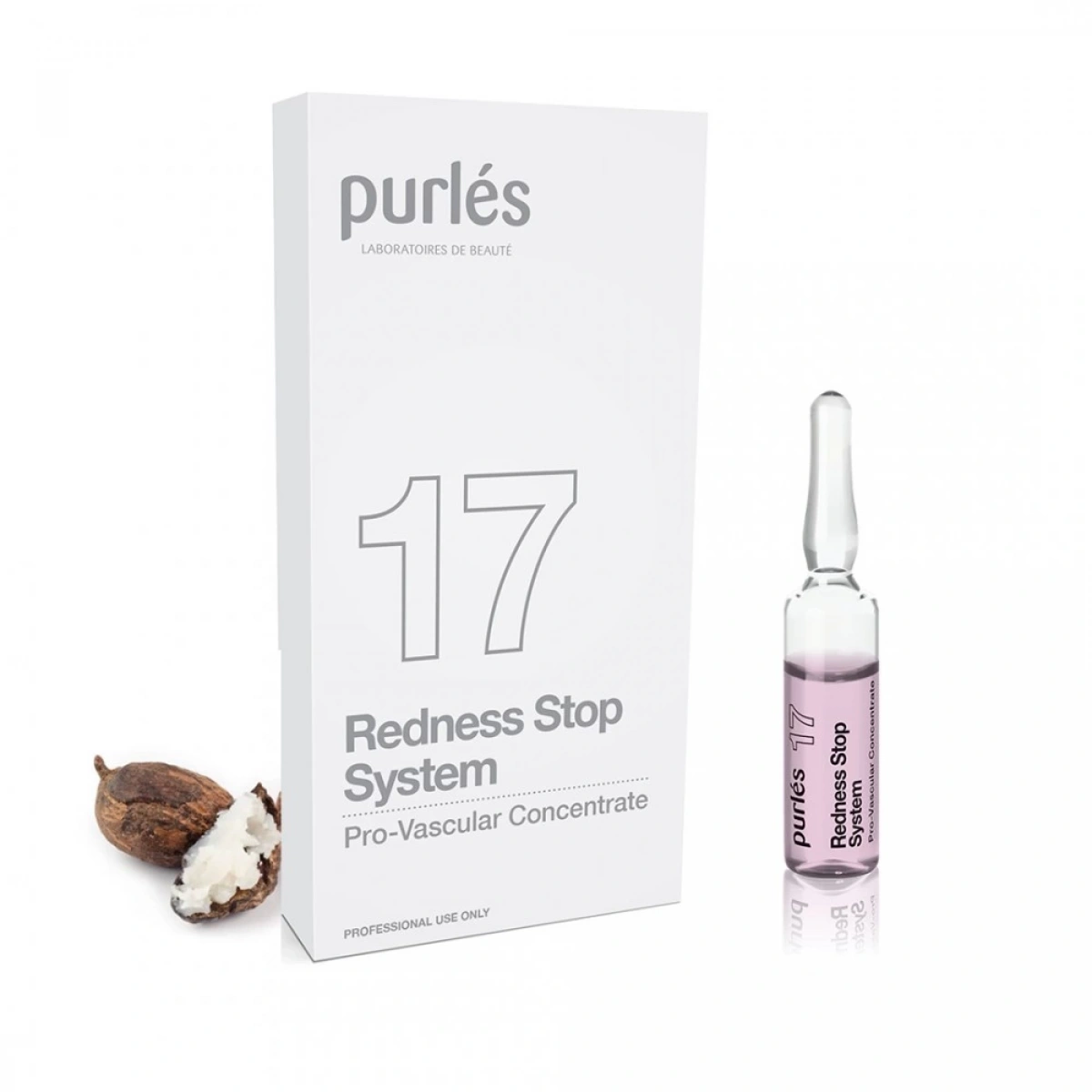 17 Purlés Pro-Vascular Concentrate İltihaplı Ciltler ve Rosacea için Yatıştırıcı Konsantre Serum 10 amp*2 ML