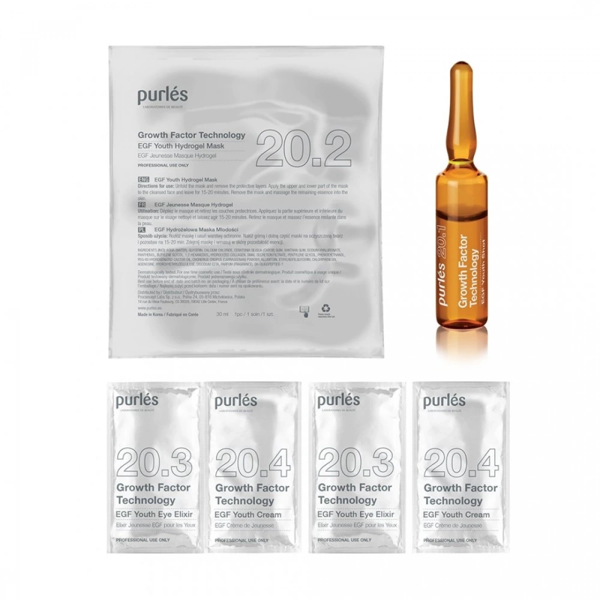 20 Purlés Youth Revolution EGF Yenileyici & Gençleştirici Set