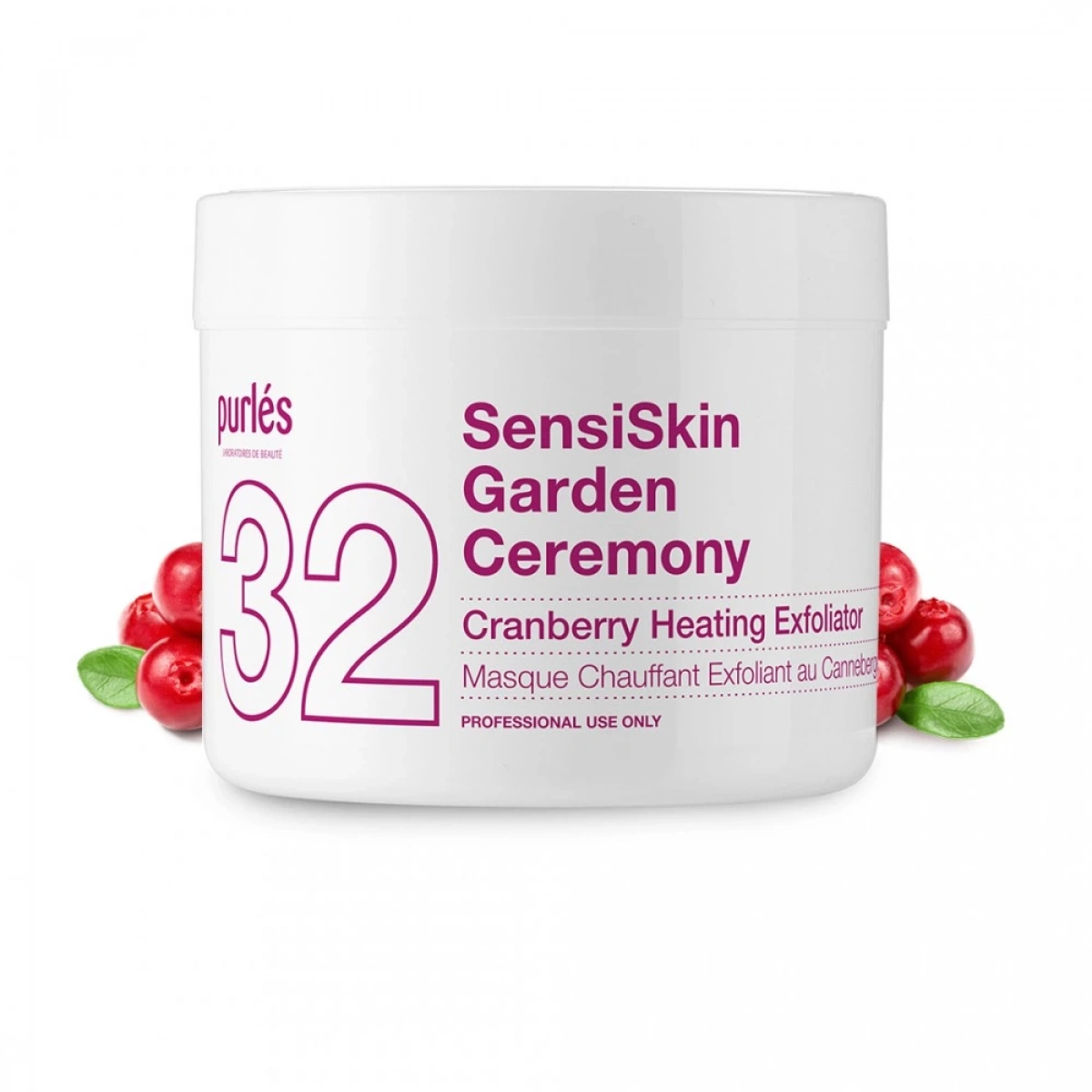 32 Purlés Cranberry Heating Exfoliator Разогревающийся клюквеный пилинг 200 ml