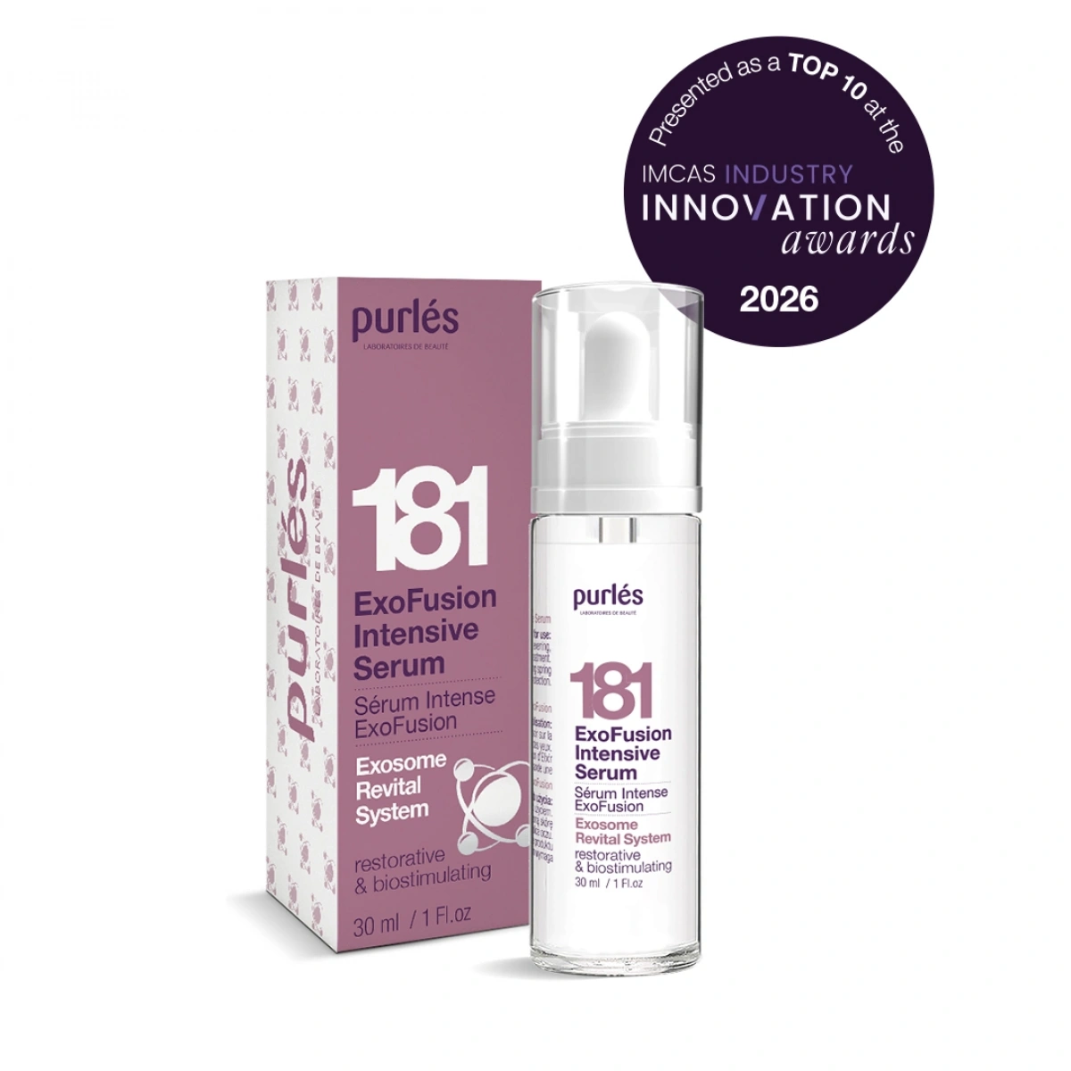 181 Purlés ExoFusion Intensive Serum Екзосомний інтенсивний сироватка зі зміцненням  та відновленням 30 мл