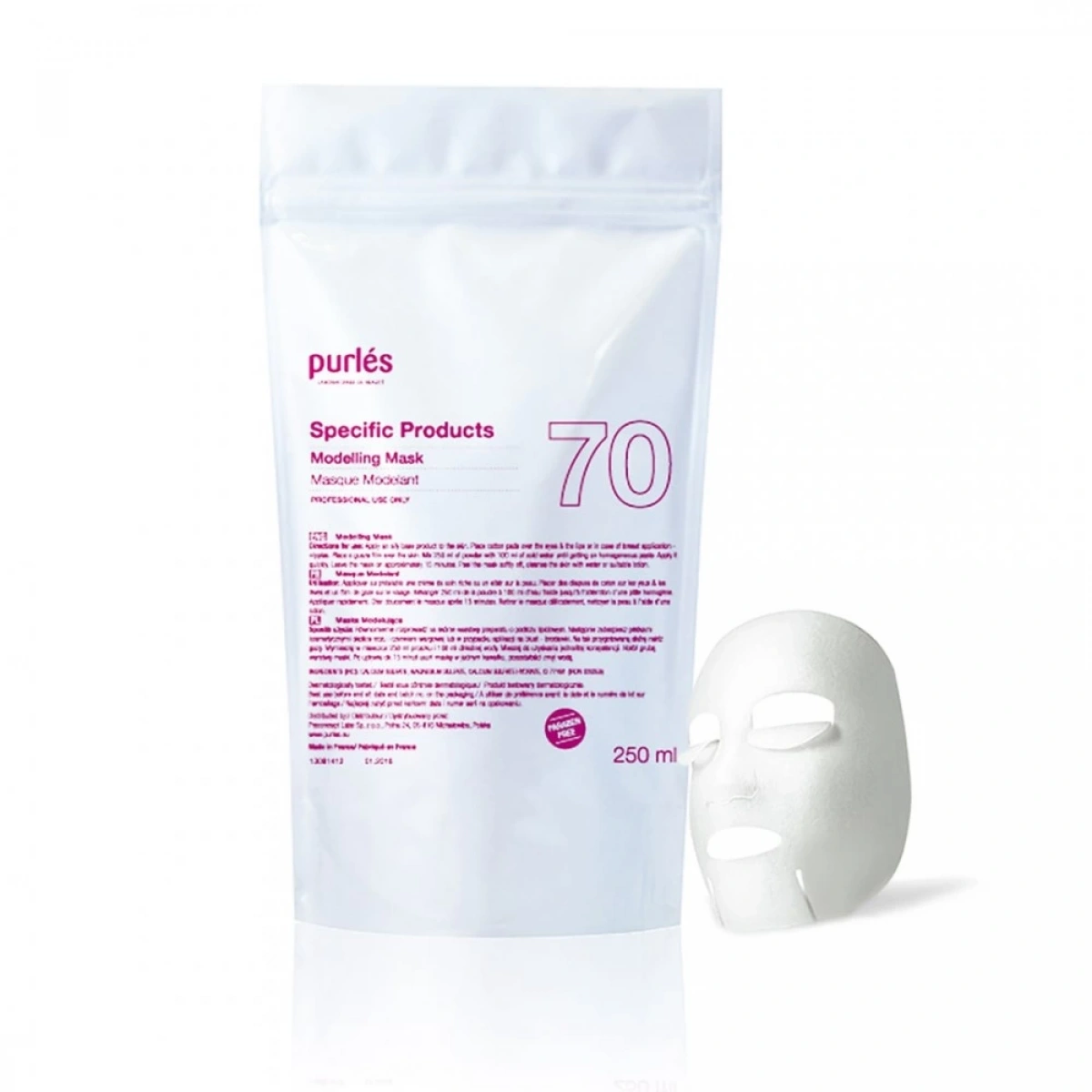 70 Purlés Modelling Mask Разогревающаяся моделирующая маска 250 ML