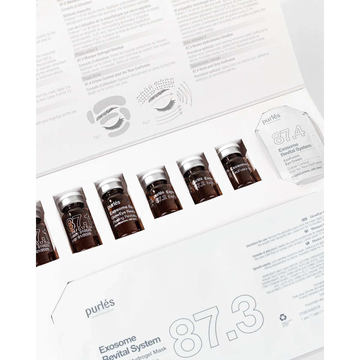 87 Purlés Exosome Revital System Exosome Eye Set