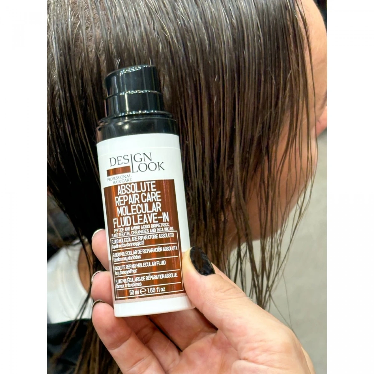 Design Look Absolute Repair Care Molecular Çok Hasarlı Saçlar için Yoğun Onarıcı Serum 50 ml