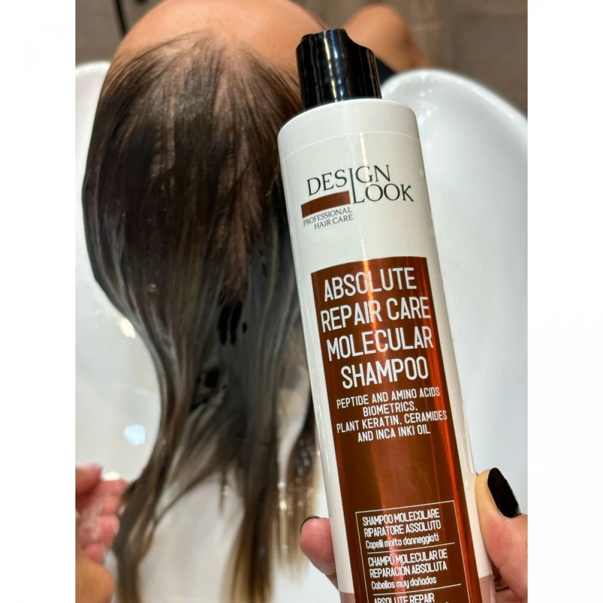 Designlook Absolut Repair Care Molecular Çok Hasarlı Saçlar için Yoğun Onarıcı Şampuan 300 ml