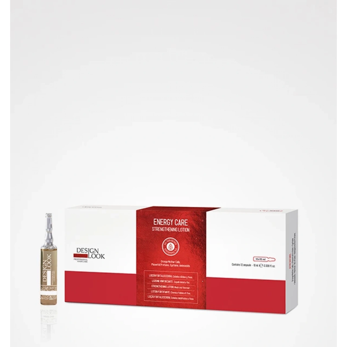 Designlook Energy Care Haarausfallvorbeugendes und stärkendes pflanzliches Serum 12 x 10 ml