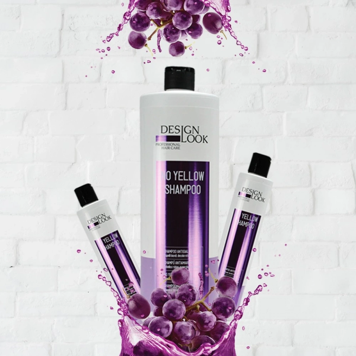 Designlook No Yellow Lila Shampoo Anti-Dore 1000 ML