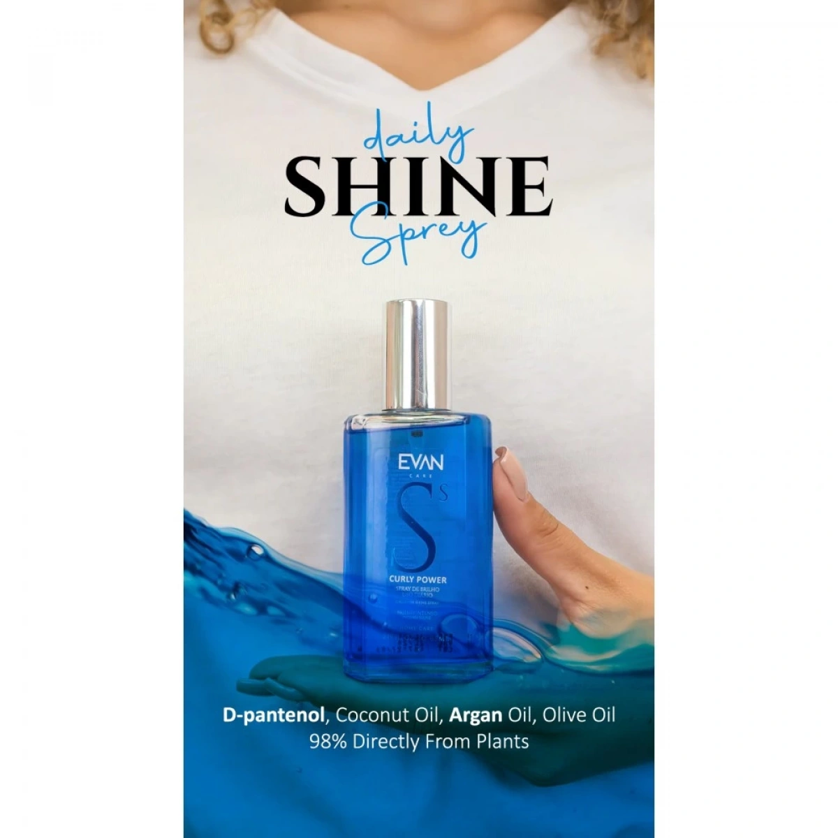 EVAN Care Curly Power Shine Spray Intensiver Glanzspray 65 ml