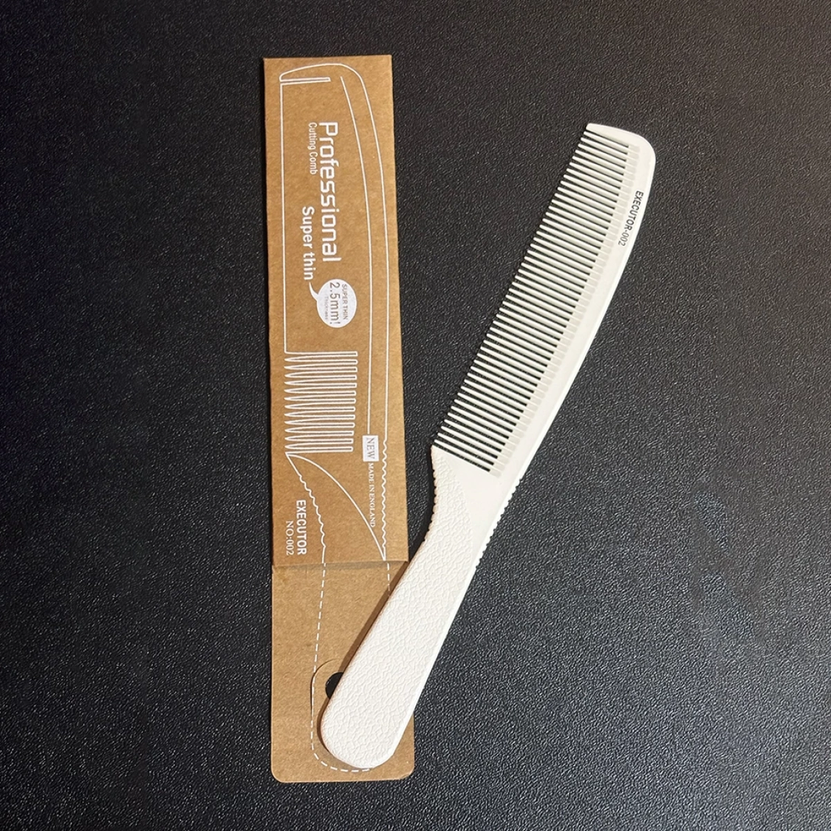 EXECUTOR Professinal Cutting Comb Super Thin Karbon Antistatik Saç Kesim Tarağı