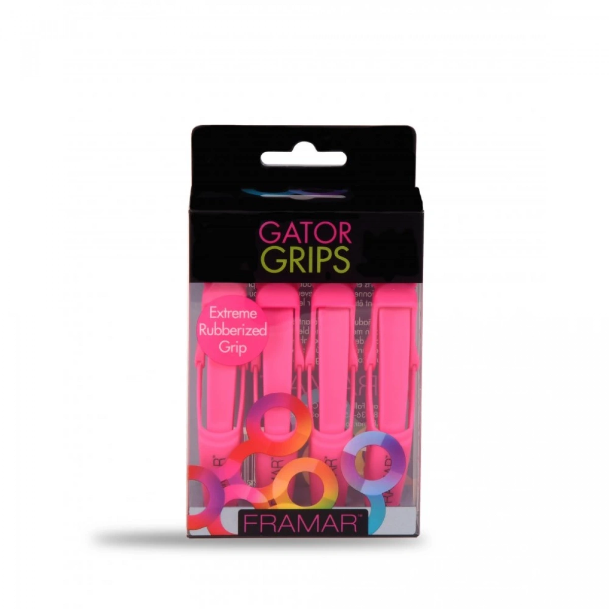 Framar 4lü Gator Klips Pembe