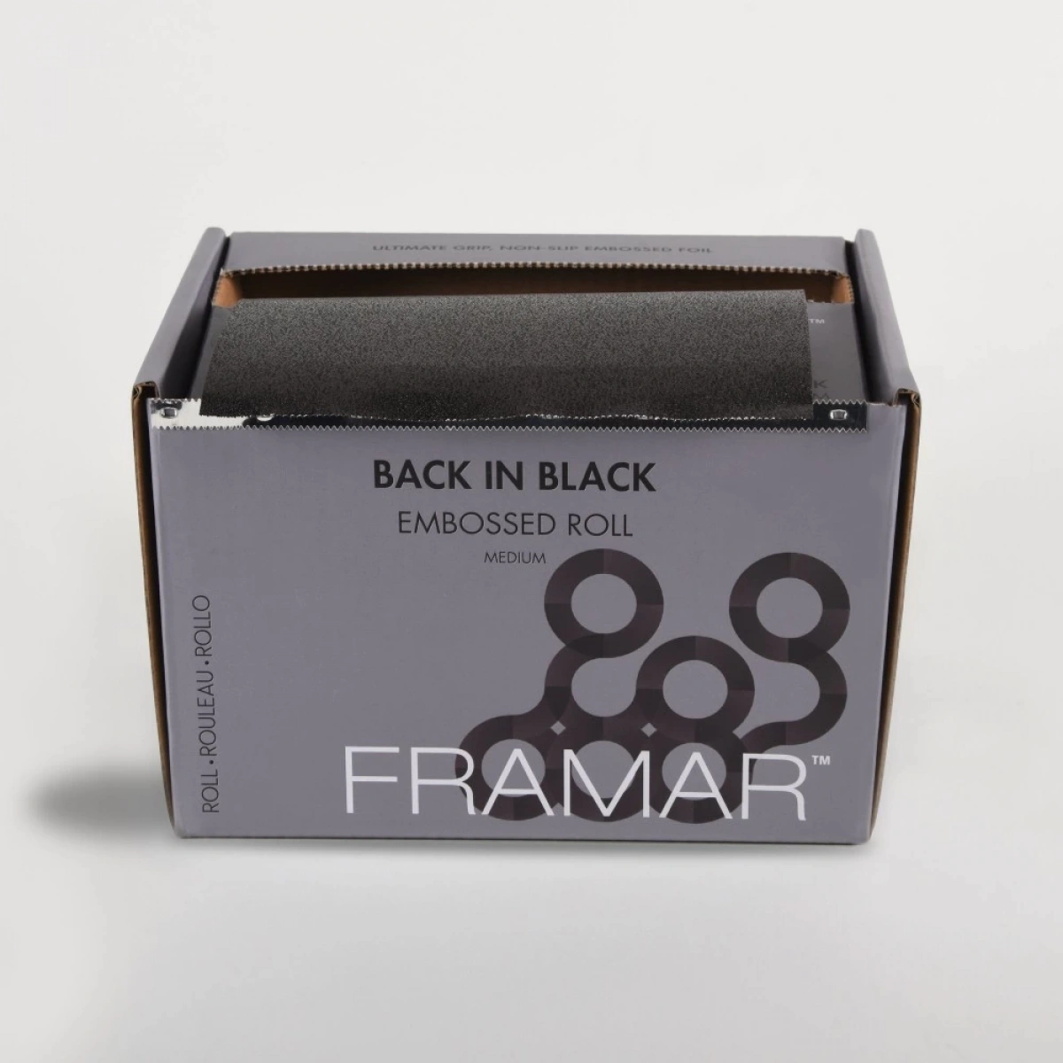 Framar Back in Black Thermobeschichtete geprägte Folie 98 m