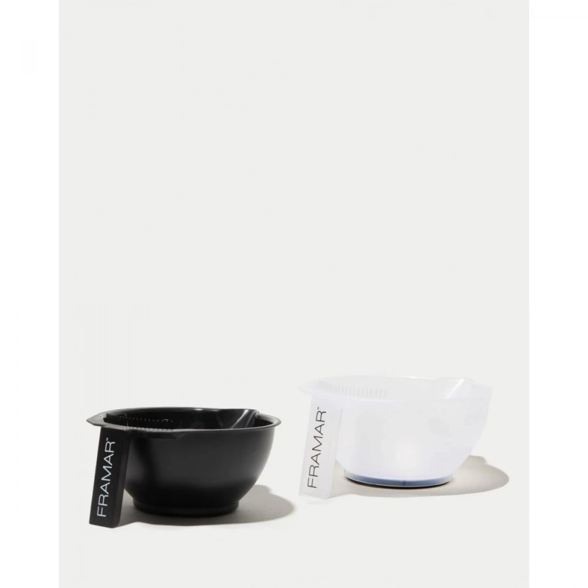 Framar Color Bowls Sıyırıcılı 2li Boya Kasesi Siyah - Şeffaf