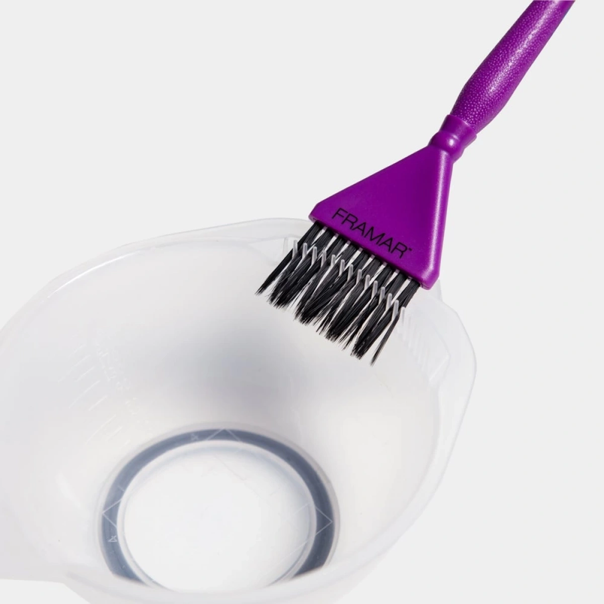 Framar Color Bowls Sıyırıcılı 2li Boya Kasesi Siyah - Şeffaf