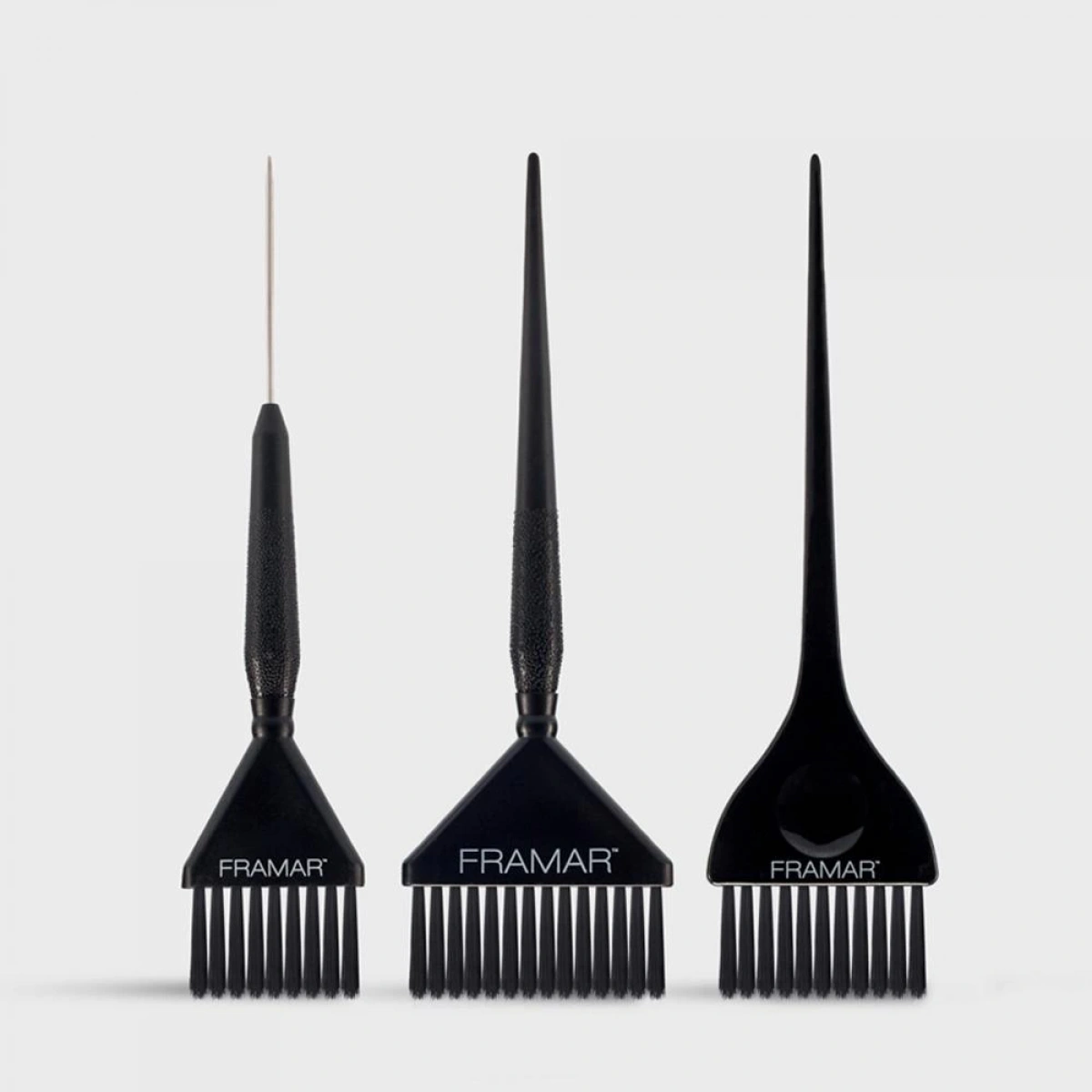 Framar Family Pack Color Brush Set  3 piece Black