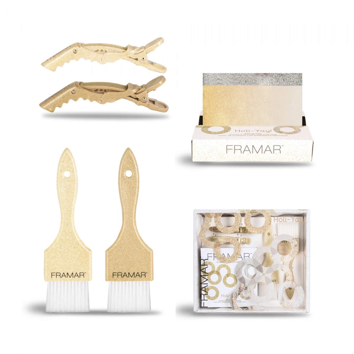 Framar Holi-Yay Gold Haarfärbemittel-Set | Professionelle Haarfärbemittel-Zubehör