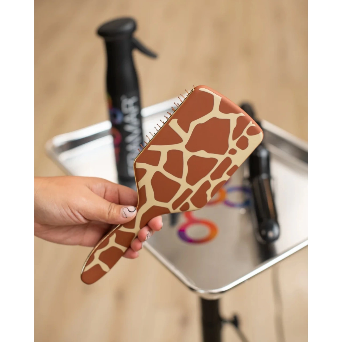 Framar Paddle You Bet Giraffe Geniş Yüzey Saç Açıcı Tarak