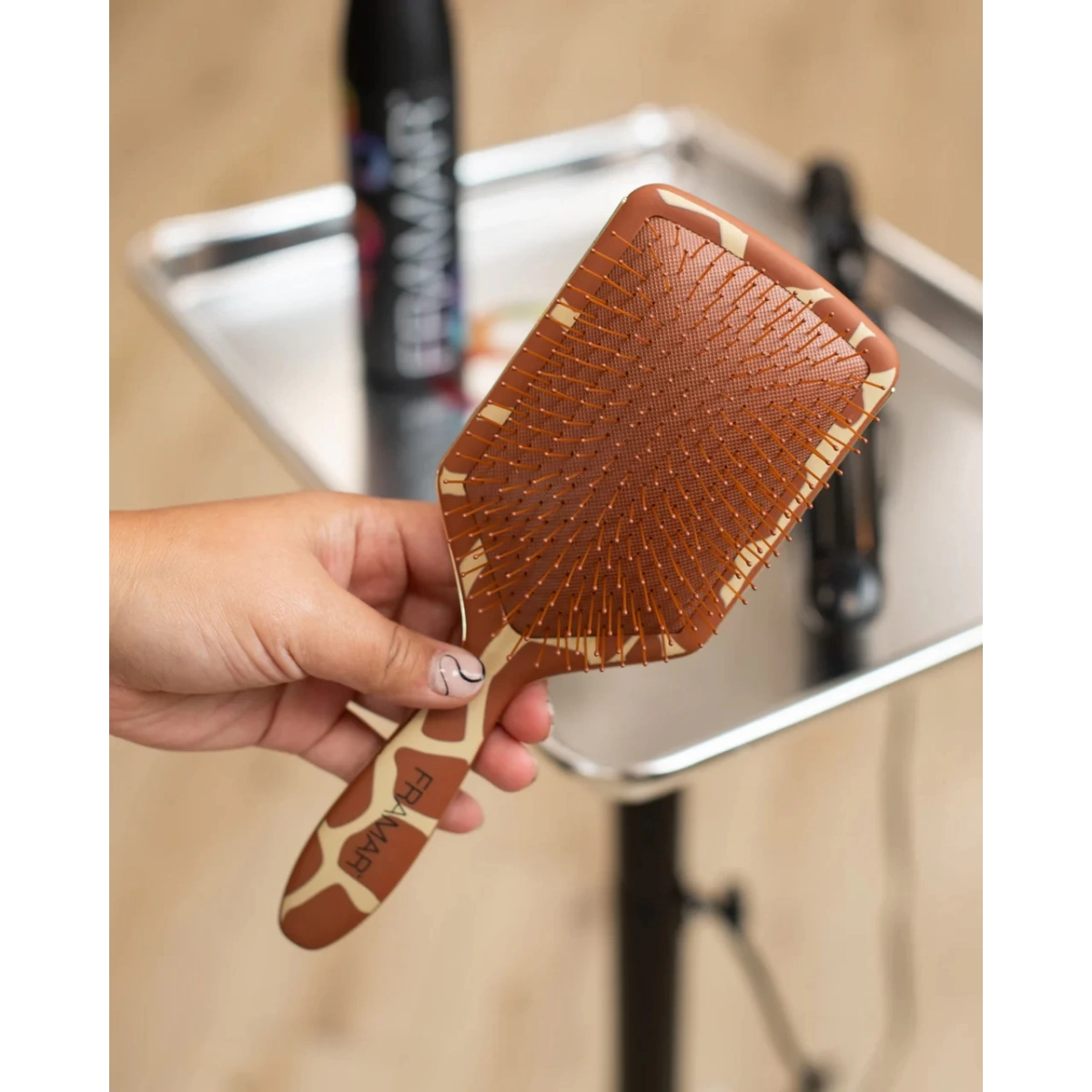 Framar Paddle You Bet Giraffe Geniş Yüzey Saç Açıcı Tarak