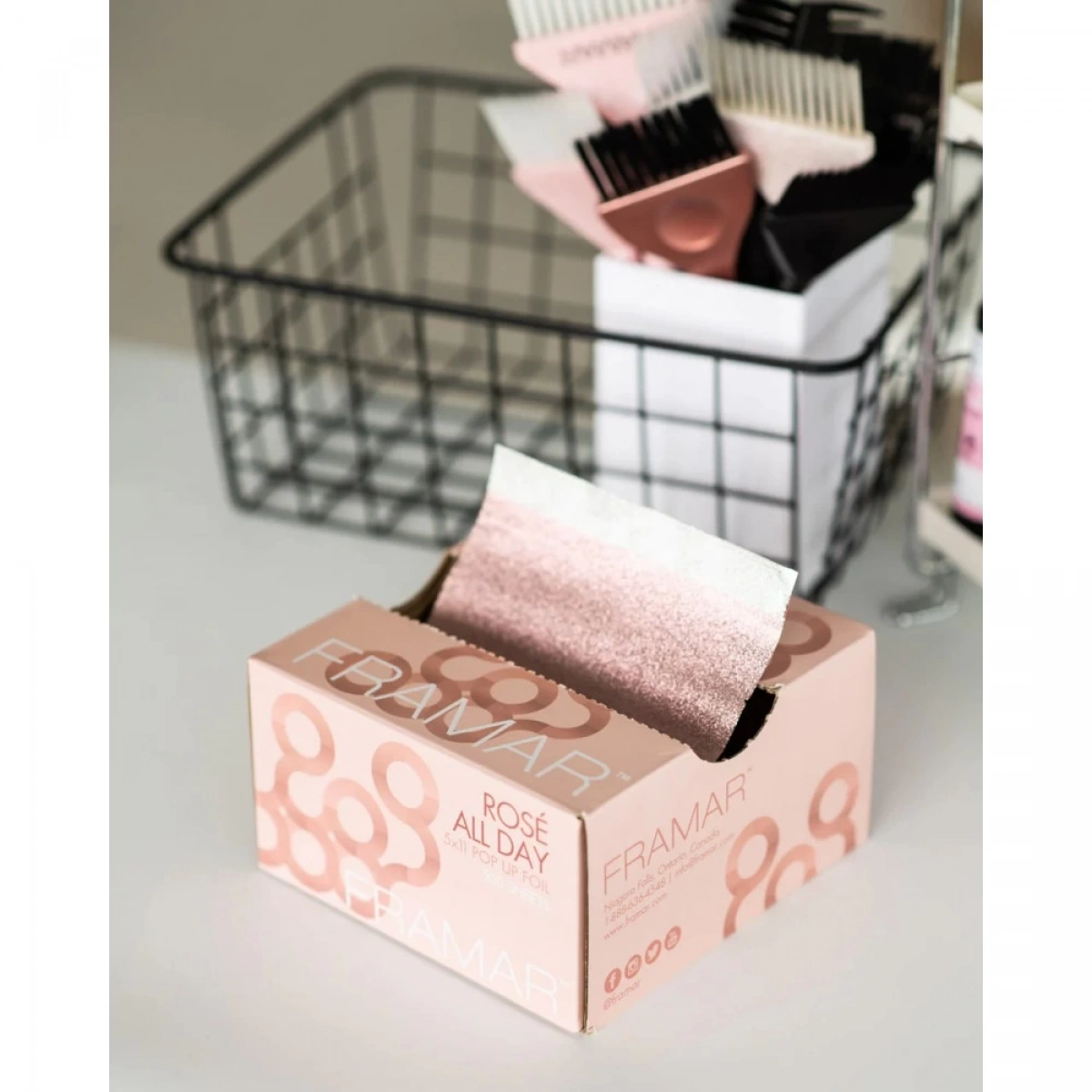 Framar Rose Pop Up Folie 13x30 cm 500 Blatt