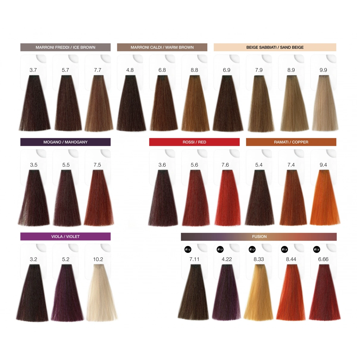 NYCE Color HD Farbpalette