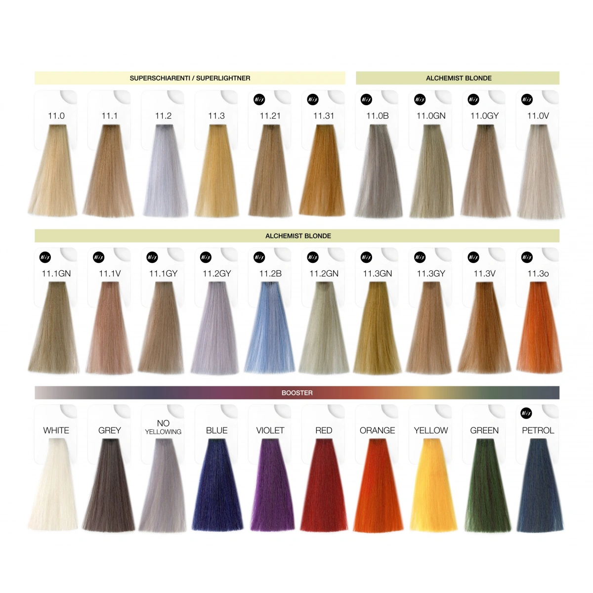 NYCE Color HD Farbpalette