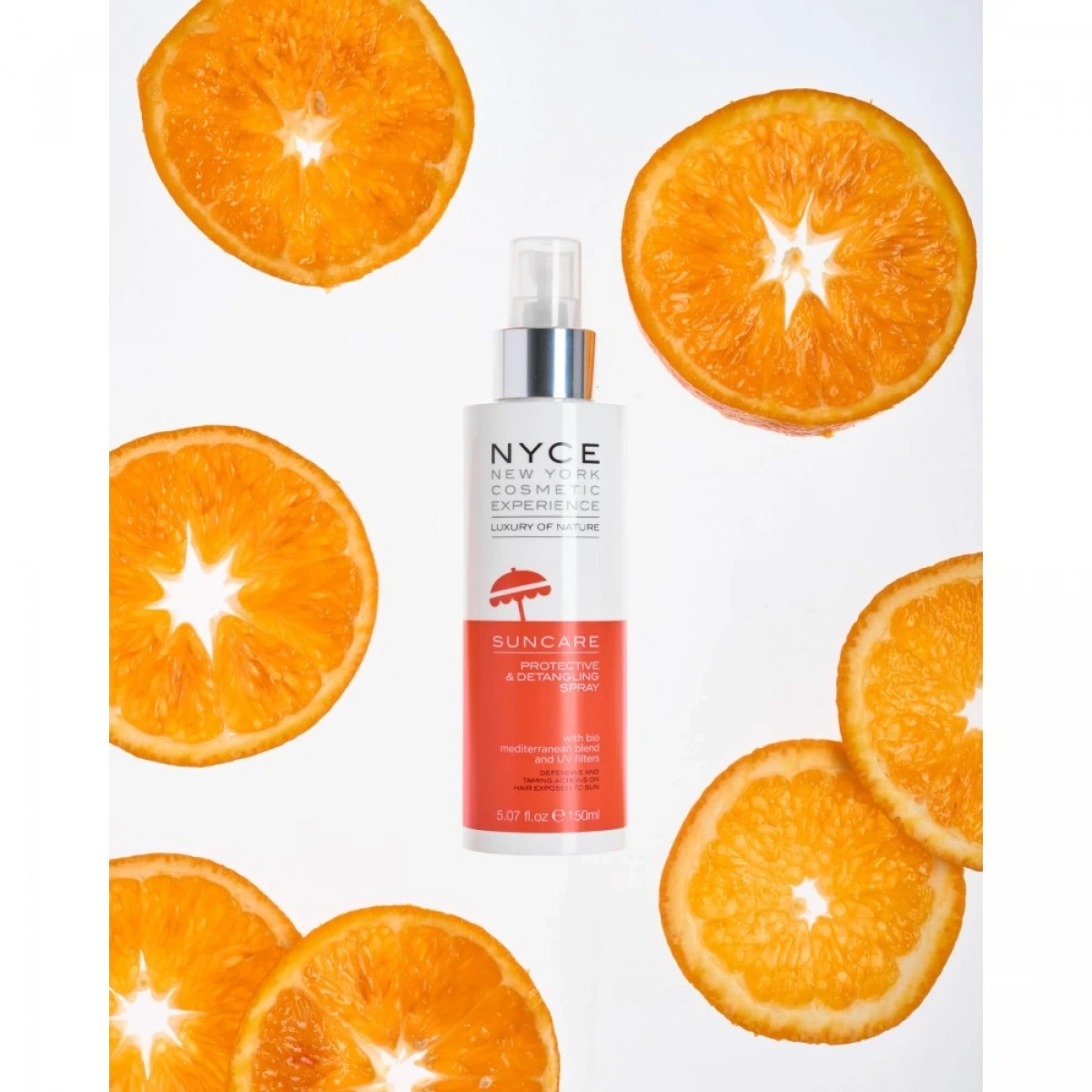 NYCE Sun Care Güneş Koruyucu ve Dolaşık Açıcı 2si 1 Arada Sprey 150 ML