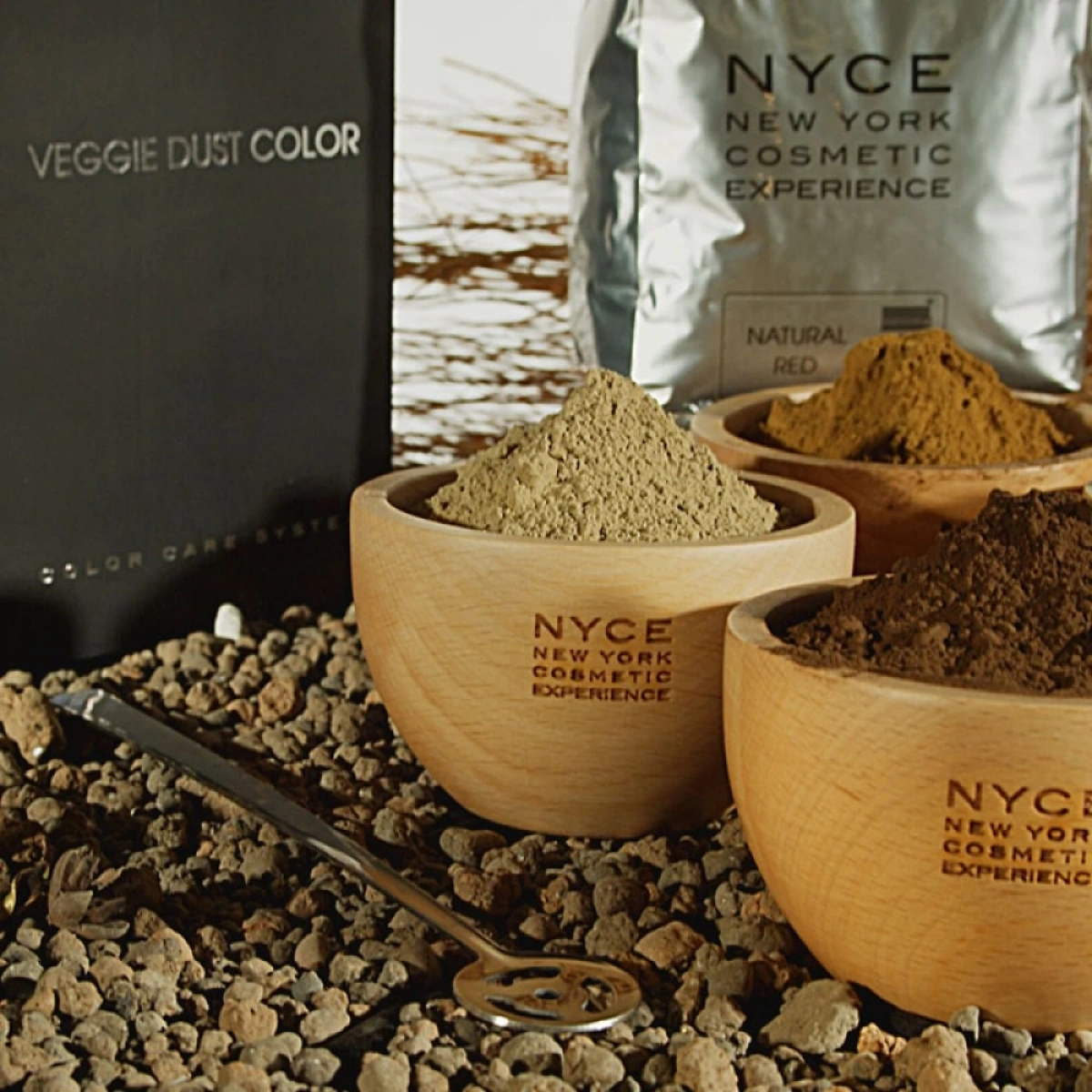 NYCE Veggie Dust Bitkisel Toz Amonyaksız Saç Boyası 4 renk 1000 g