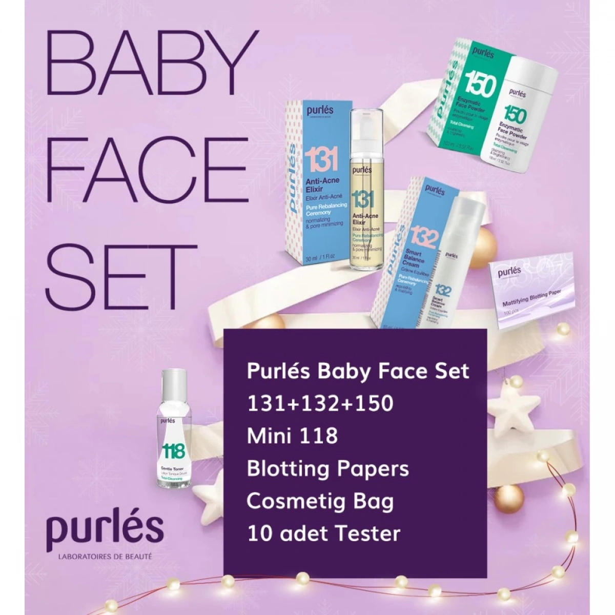 Purlés Baby Face Set