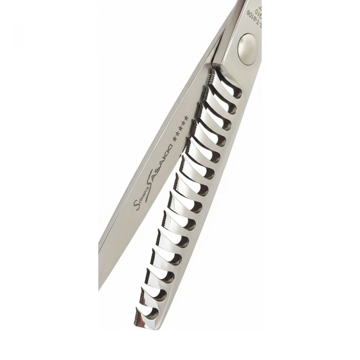 SASAKKI - MNS-T-8106 6.0 Size | Professional Thinning Hair Scissors - Thick Teeth from Above