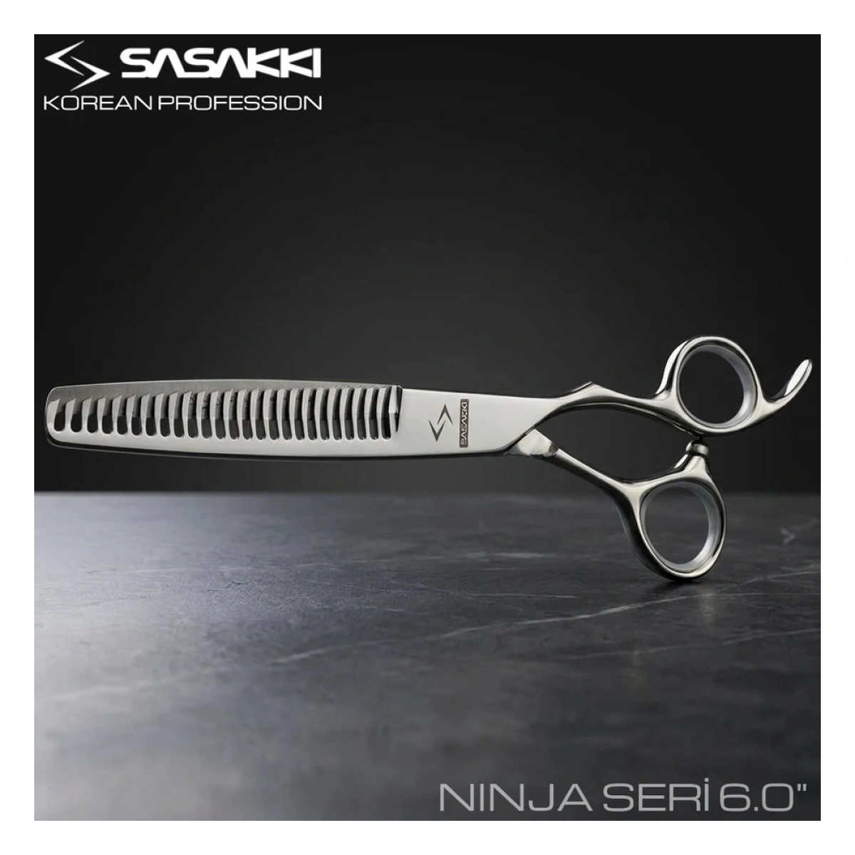 SASAKKI - NNJ-T 8006 NINJA 6.0 Size | Professional Hair Thinning Scissors