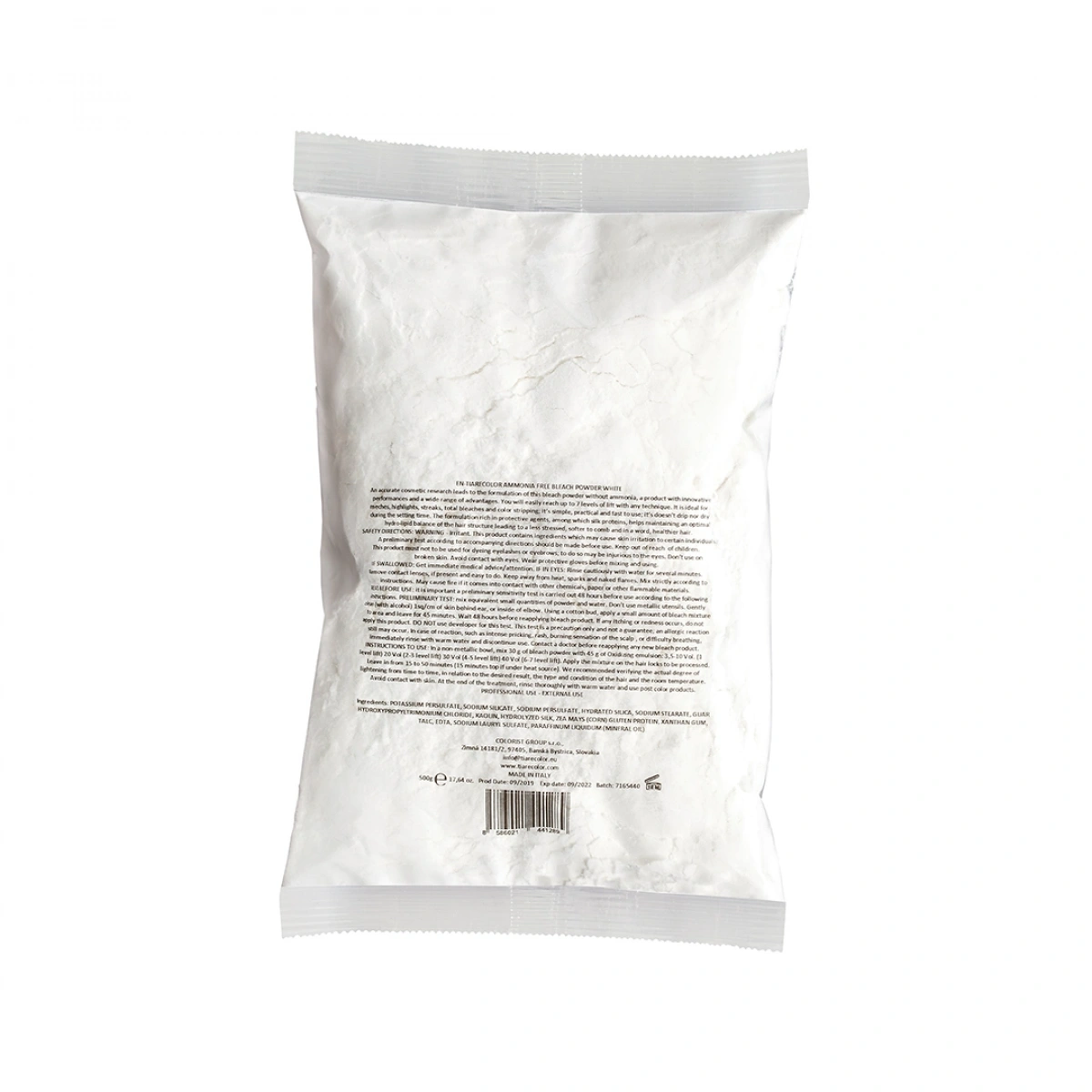TiareColor Saschet Violet White Безаммиачный обесцвечивающий порошок антижелтый 500 gr