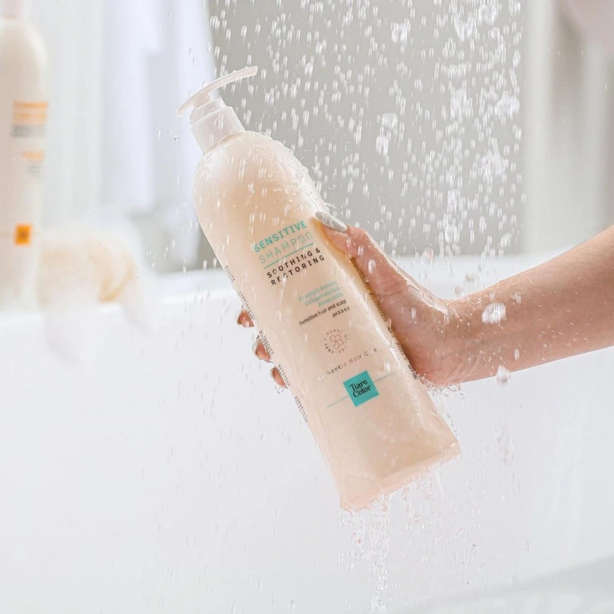TiareColor Sensitive Empfindliches Shampoo für empfindliches Haar und Kopfhaut 1000 ML