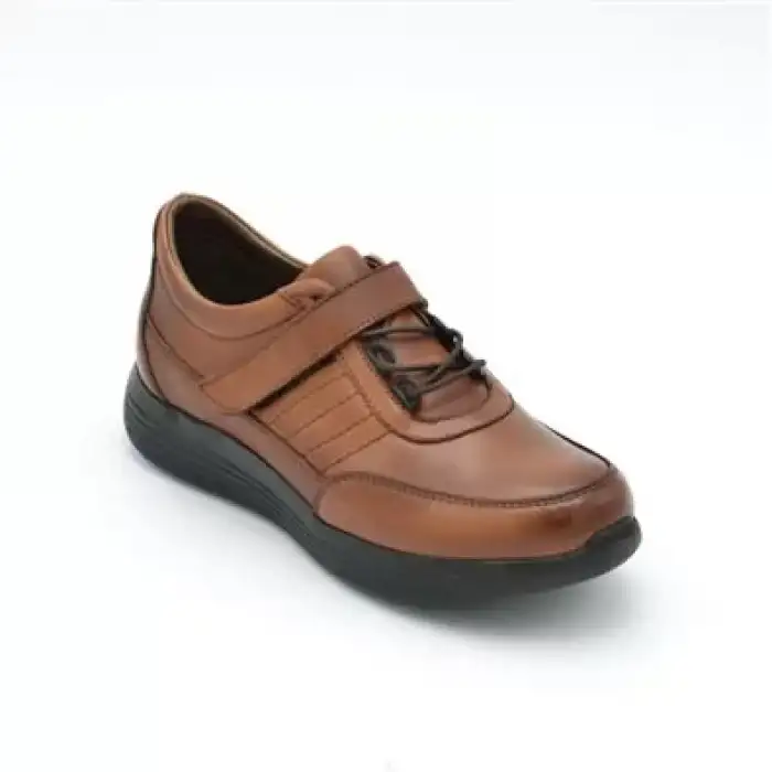 1031 AFL Hakiki Deri Günlük Bayan Ayakkabı Taba