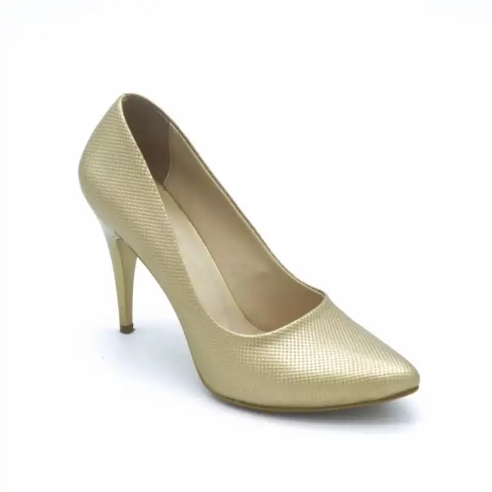 100 EST Klasik Bayan Ayakkabı Stiletto Dore