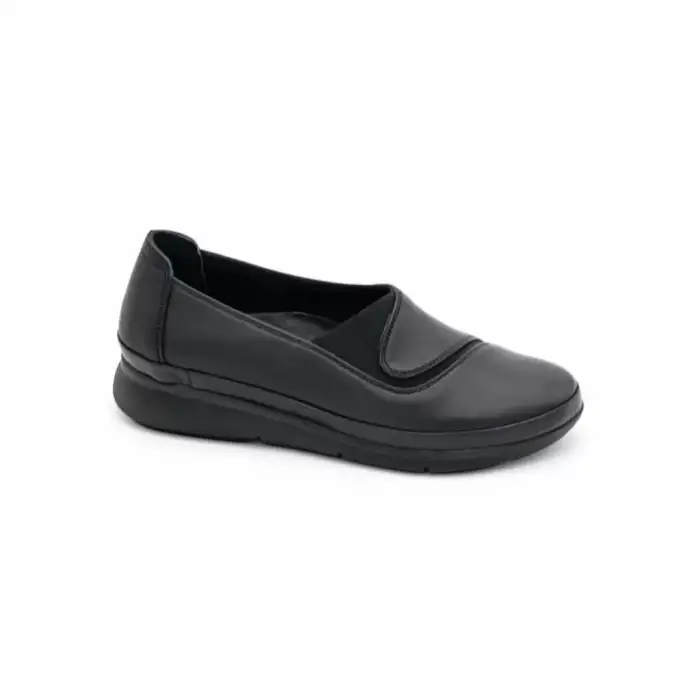 4505 GLA Hakiki Deri Günlük Bayan Ayakkabı Siyah