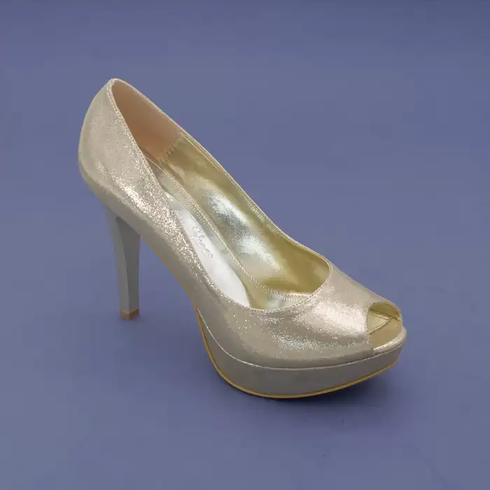 947 Abiye Bayan Ayakkabı Dore