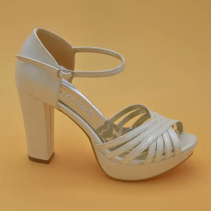 4896 Abiye Bayan Ayakkabı Sedef 11,5 cm