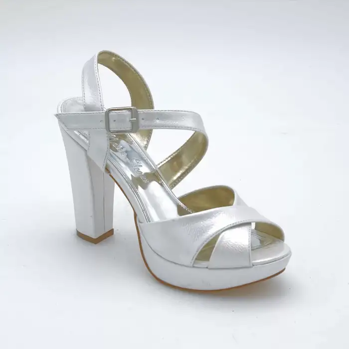 4964 Abiye Bayan Ayakkabı Sedef 11,5 cm