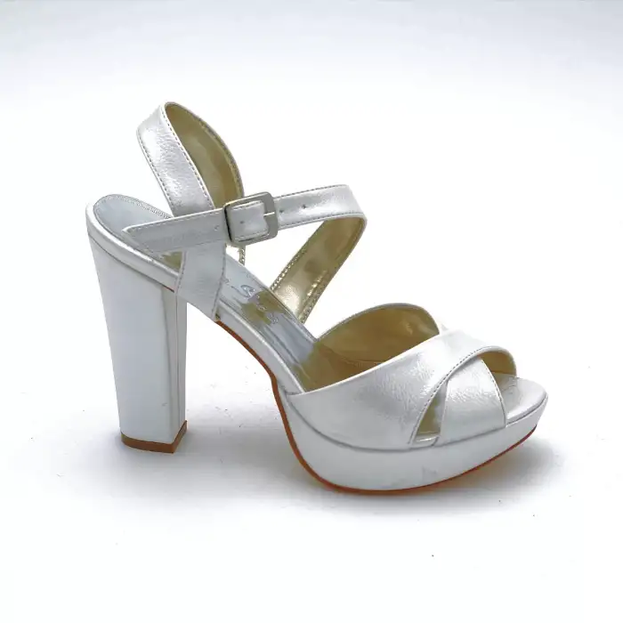 4964 Abiye Bayan Ayakkabı Sedef 11,5 cm